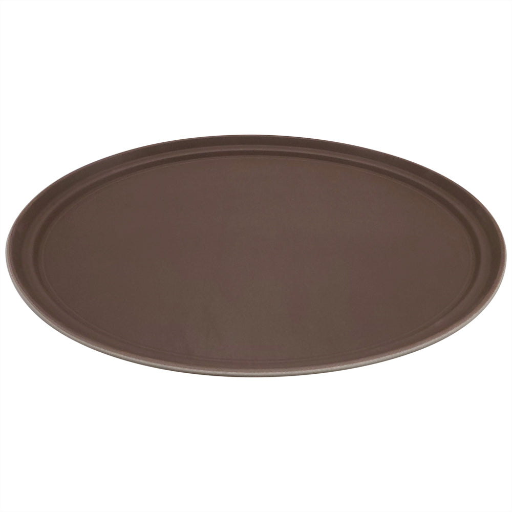 Charola Oval Antiderrapante 19 x 24 Pulgadas Negra (MCCHA1924)