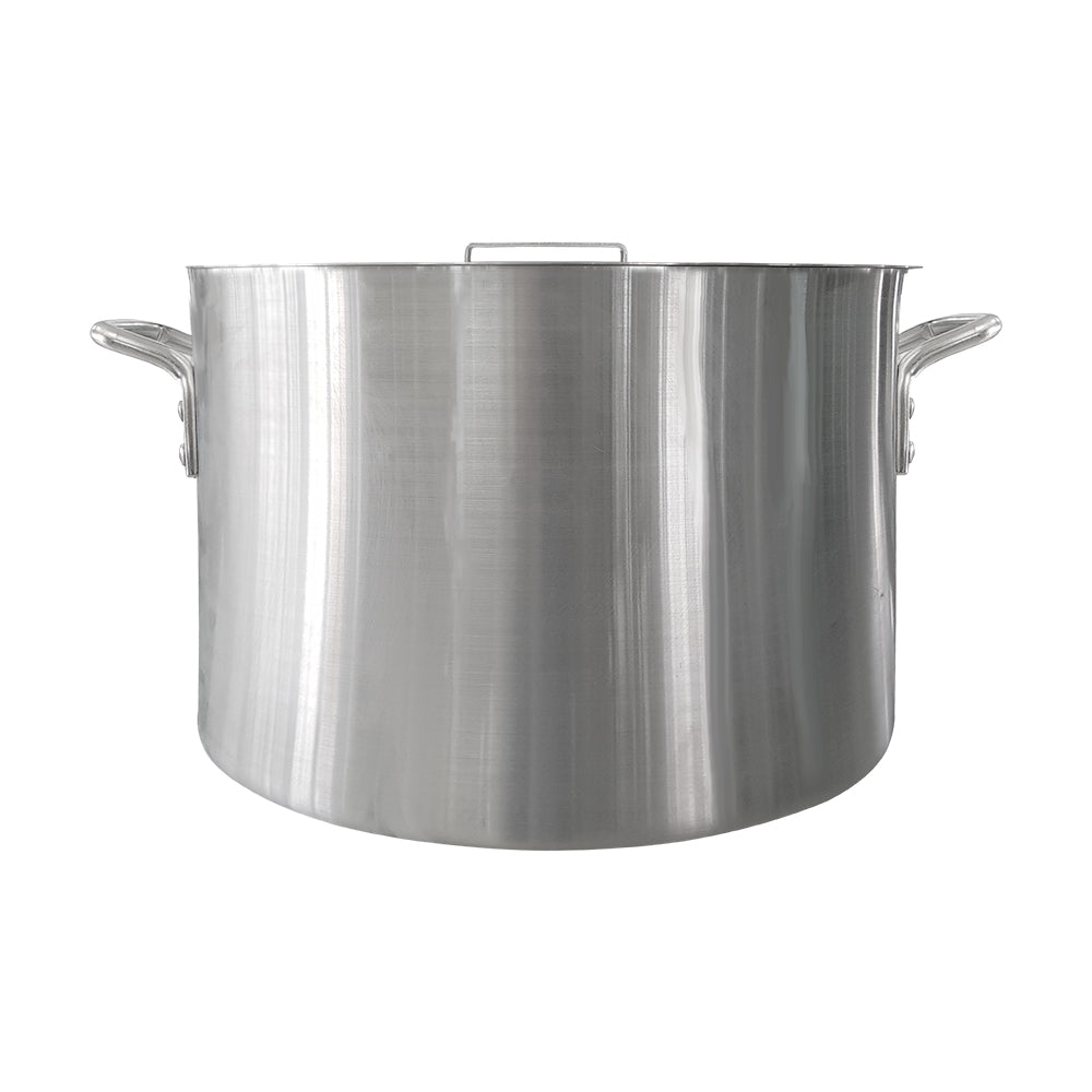 Media Olla de Aluminio Triple Fuerte 20 Litros con Tapa (MCCOMAL20000K)