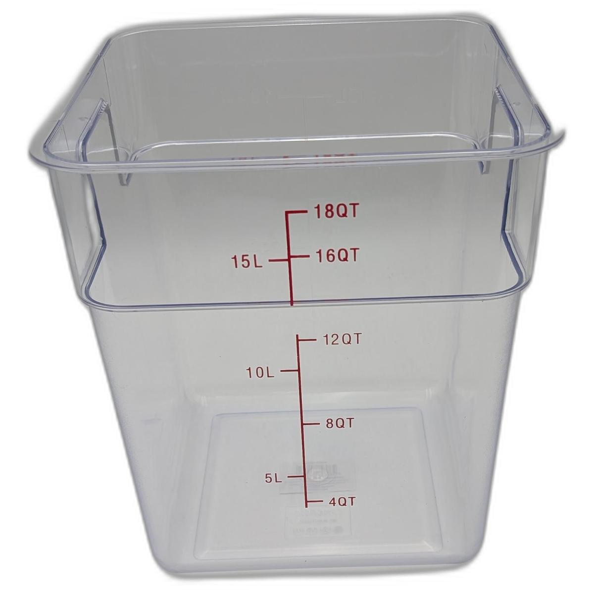 Contenedor Policarbonato Cuadrado 18 L (MCRC15000)