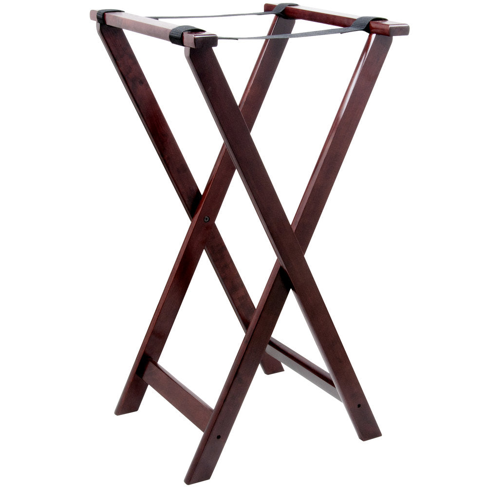 Tijera para Charolas de Servicio Madera Fina Chocolate Alta 92 cm (MCACCTIJM)