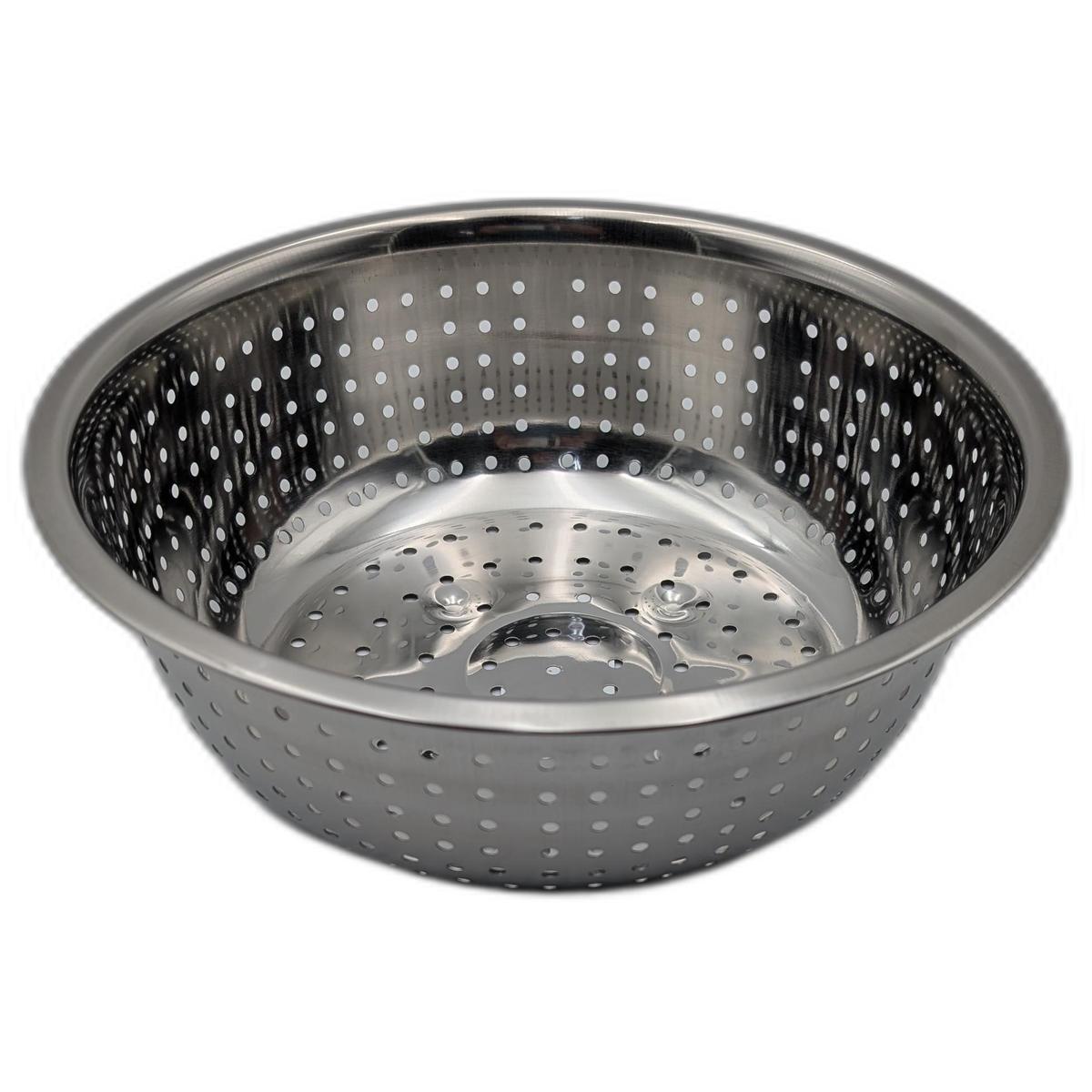 Colador Perforado 12 pulgadas Acero inoxidable Malla Gruesa (MCEAI13LMG)