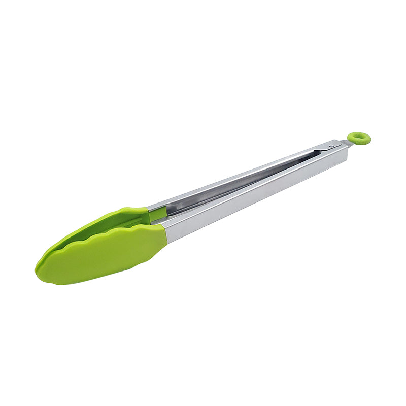 Tenaza Pinza para Pan Acero Inoxidable Punta de Silicon (2497)