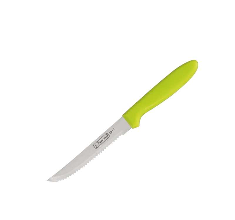 Cuchillo Steak Sierra Mango Plastico Verde (3012)
