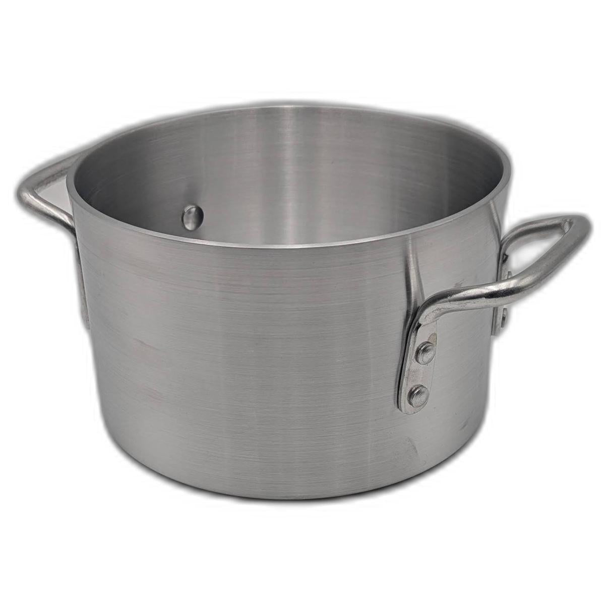 Media Olla de Aluminio Triple Fuerte 5 Litros con Tapa (MCCOMAL5000K)