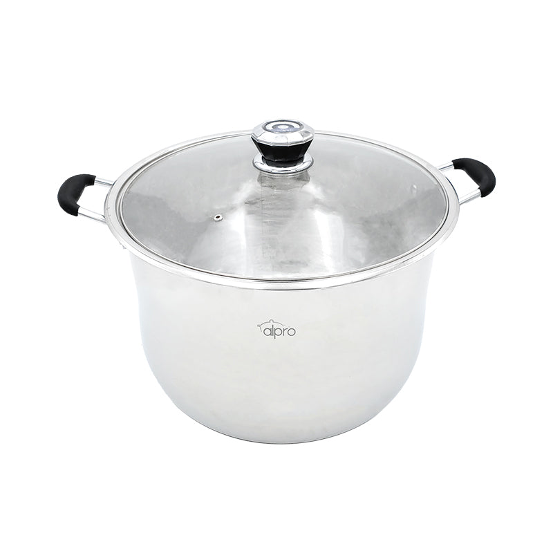 Olla Vaporera de Acero Inoxidable 34cm 21.7 Litros (9508)